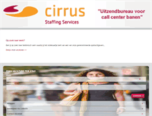 Tablet Screenshot of cirrus.nl